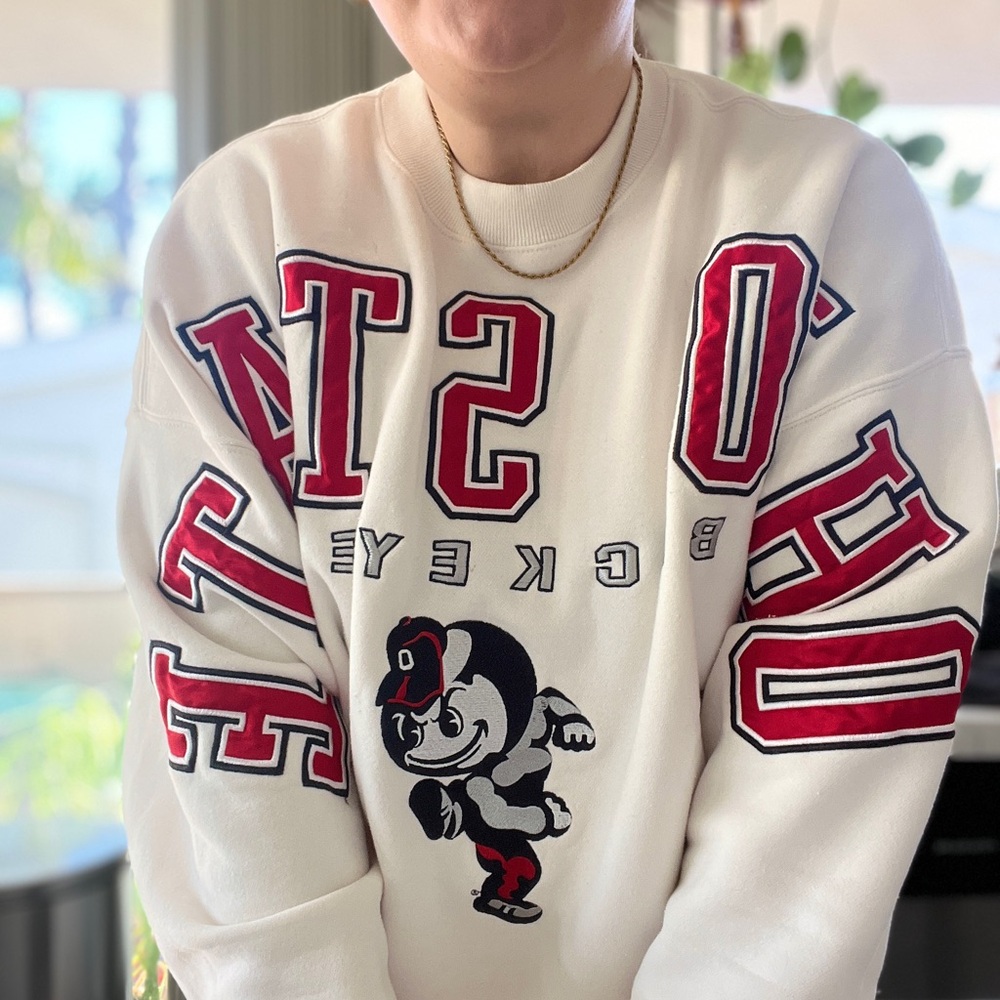 OHIO STATE buckeyes sweatshirt from Abercrombie & Fitch. Brand new with tags.